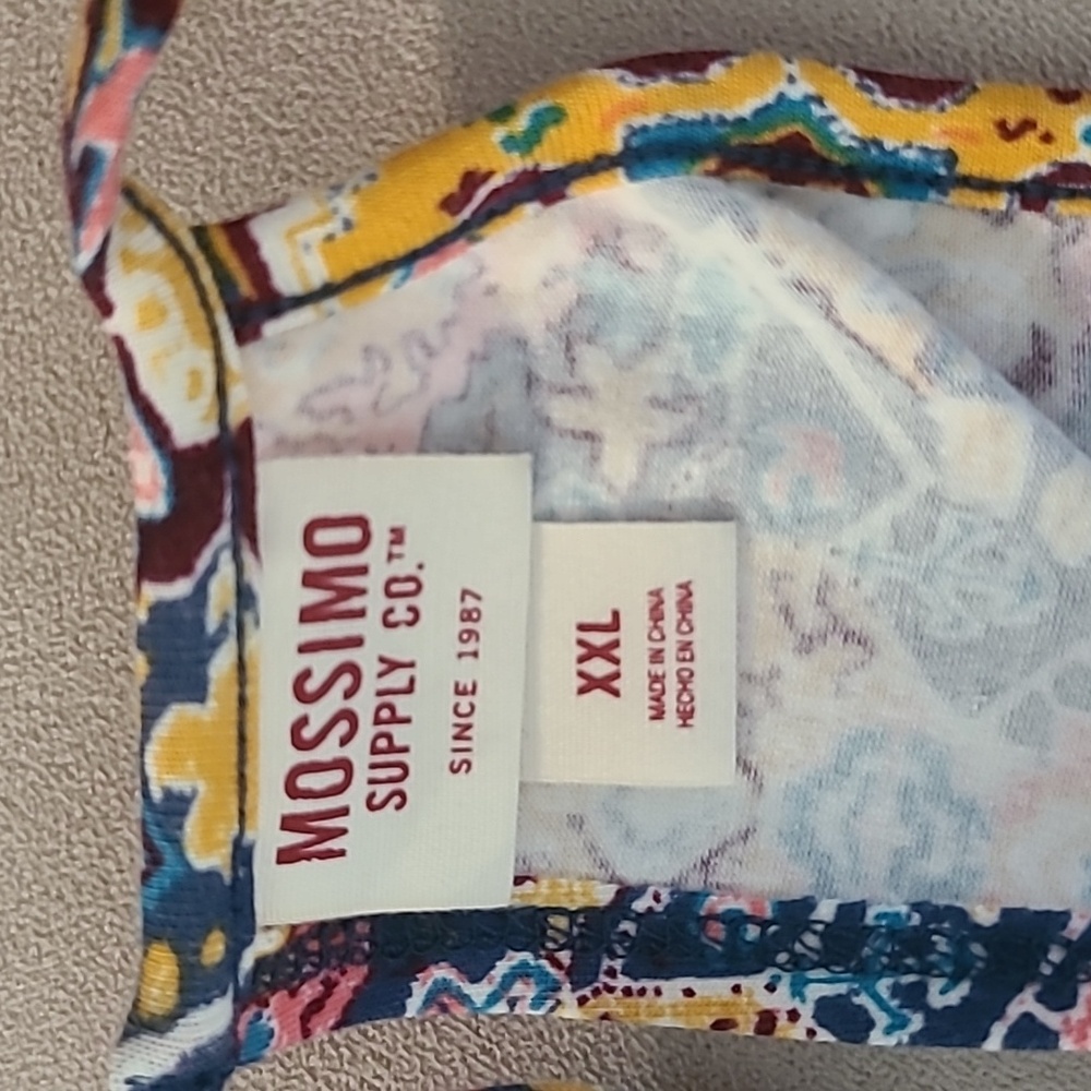 Mossimo Multicolor Patterned Women's  Halter Dress - Picture 7 of 8